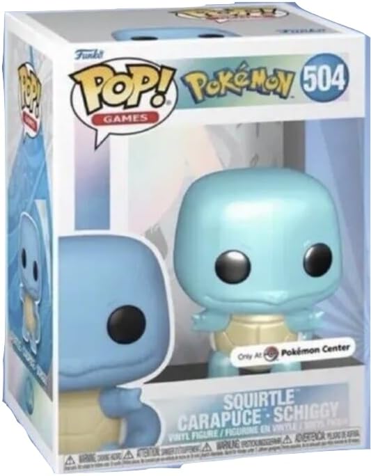 Squirtle Pearlescent Pop! Vinyl Figure by Funko (Pokemon Center Exclusive)