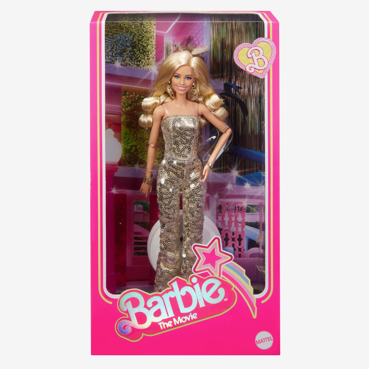 Barbie Signature Barbie in Gold Disco Jumpsuit