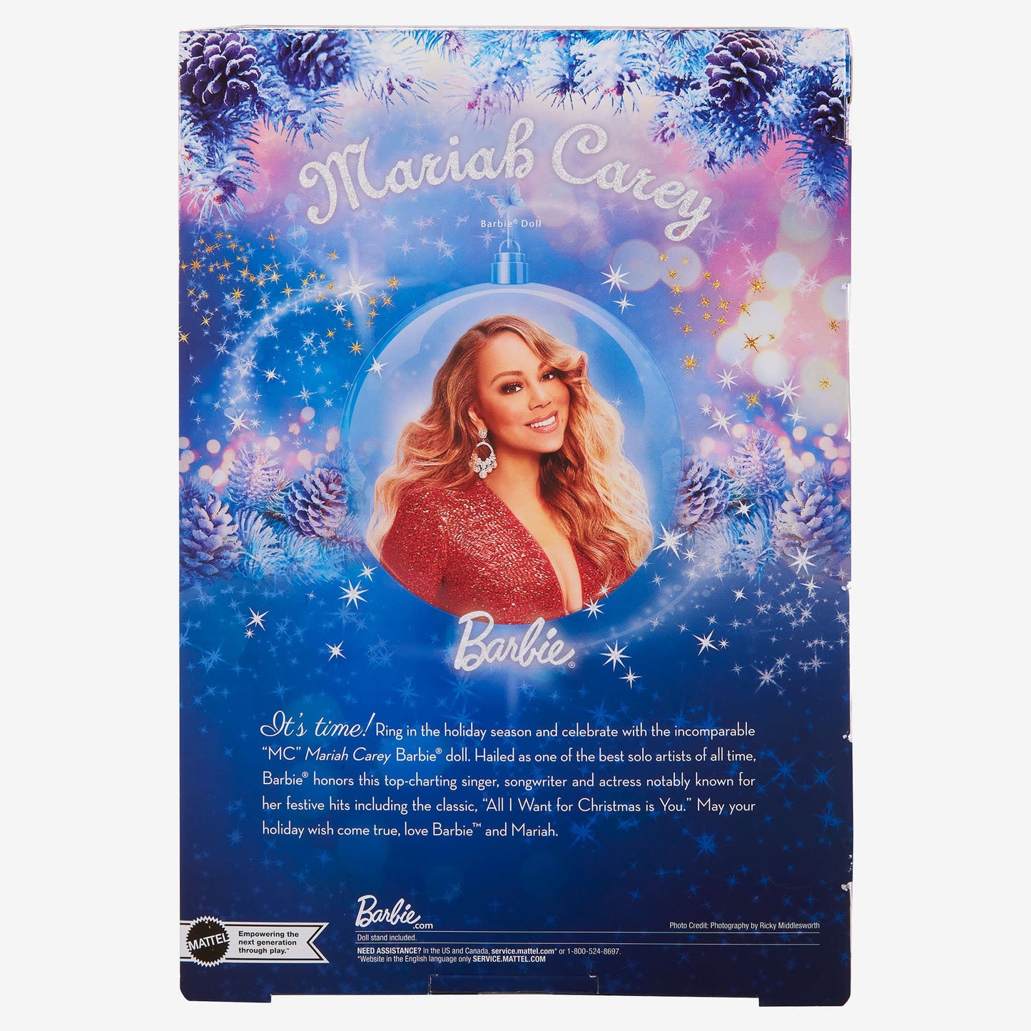 Barbie x Mariah Carey Holiday Celebration Doll